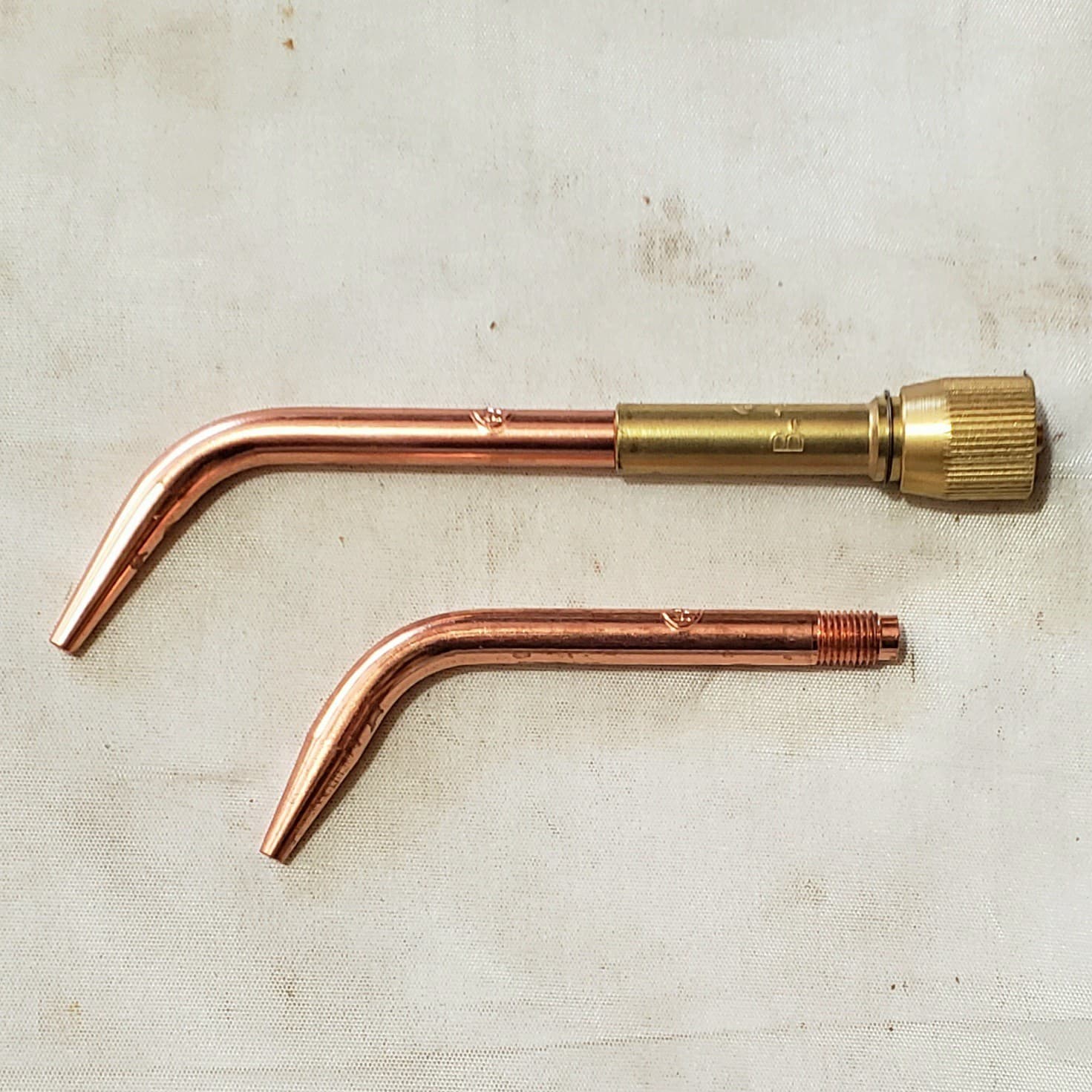 Harris B-15-3HV Gas Mixer & #1 & 3 Welding Brazing Tips Positive Pressure E Type