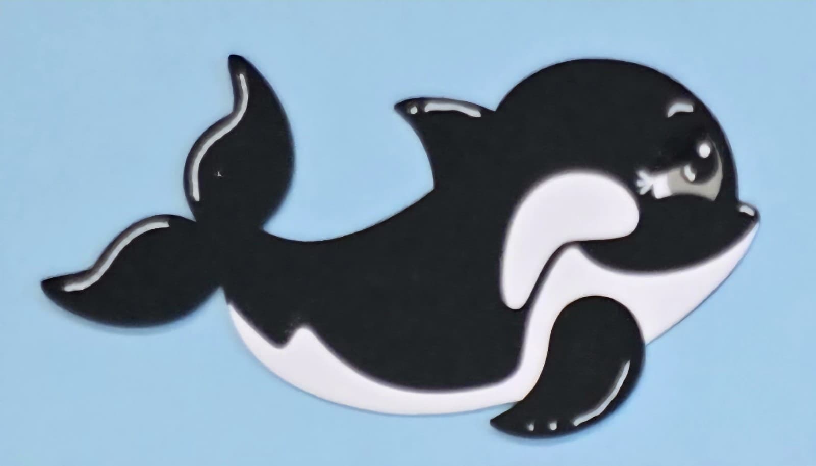 Little Mini Orca. Scrapbook, Card Making Paper Piecing