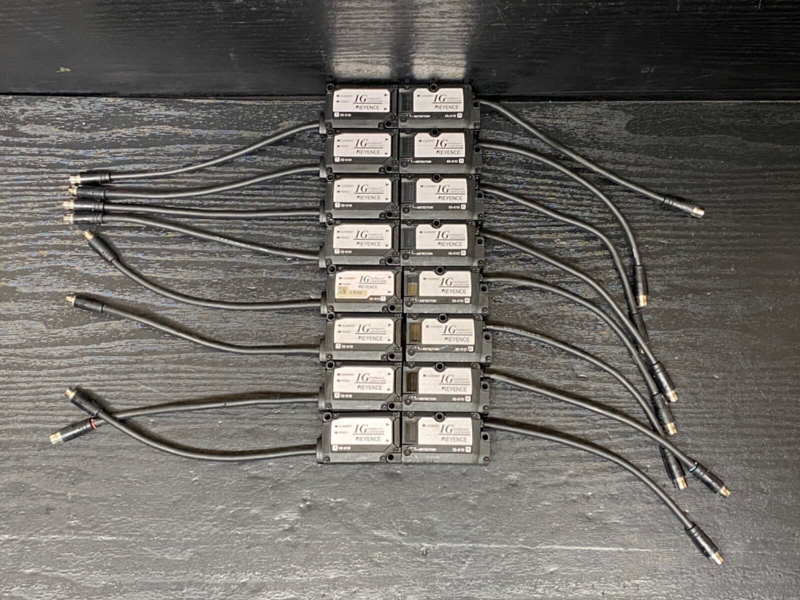 Pair Keyence IG-010 IG IG-010R Intelligent-G Transmitter / Receiver Laser Sensor