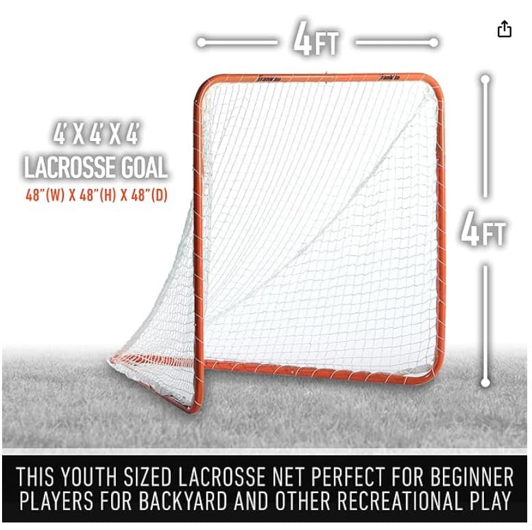 Franklin Sports Backyard Lacrosse Goal - Kids Lacrosse Training Net - Lacross