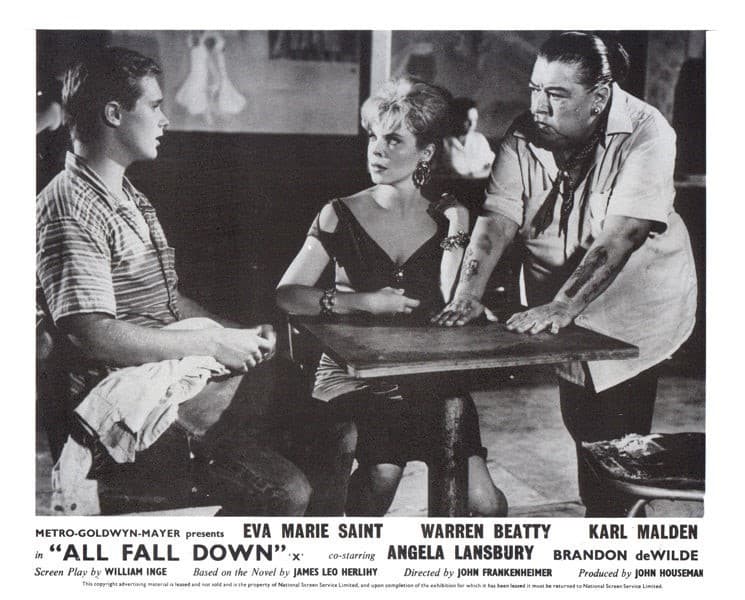 All Fall Down Original Lobby Card Brandon De Wilde Madame Spivy Evan Evans 1962
