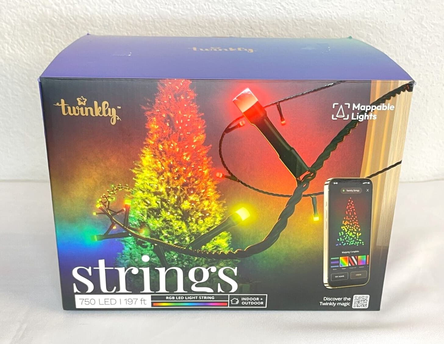 Twinkly App-Controlled Light Strings 750-Count 197 ft - Authentic New Open Box