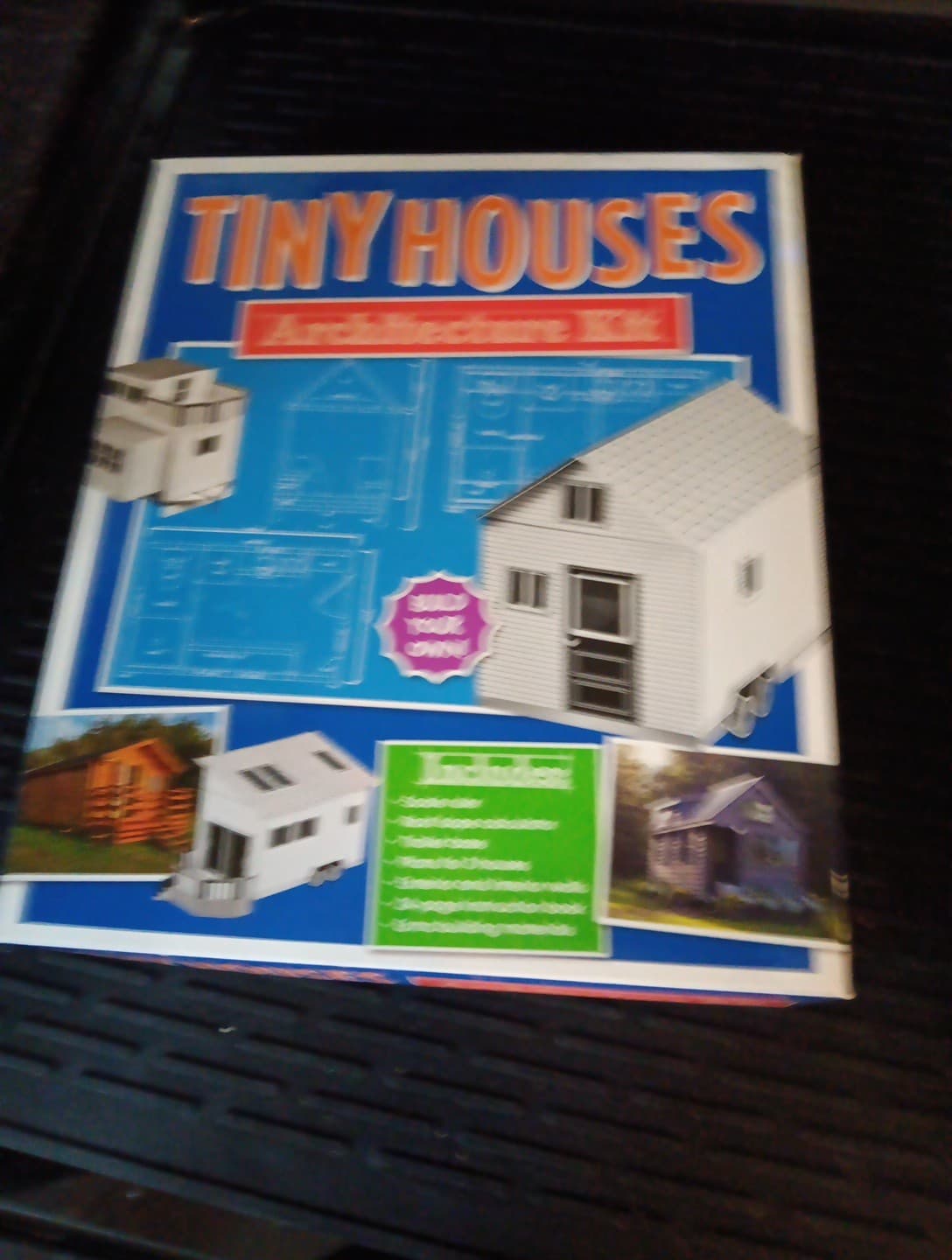 Tiny Houses Architecture Design Kit New Open Box, TAear On Bottom Box