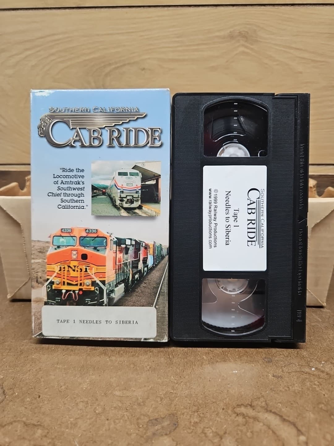 Southern California Cab Ride #1 Needles To Siberia Railroad VHS Vintage Rare