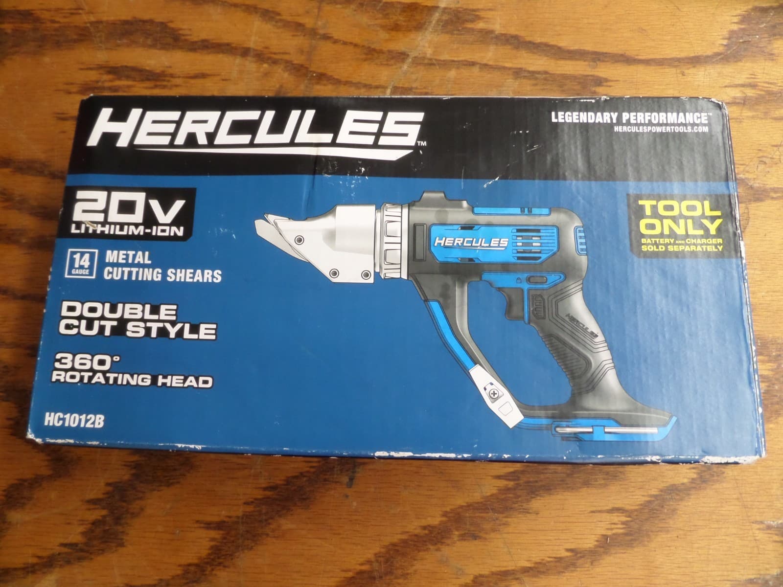 New HERCULES HC1012B 20V Metal Cutting Shears