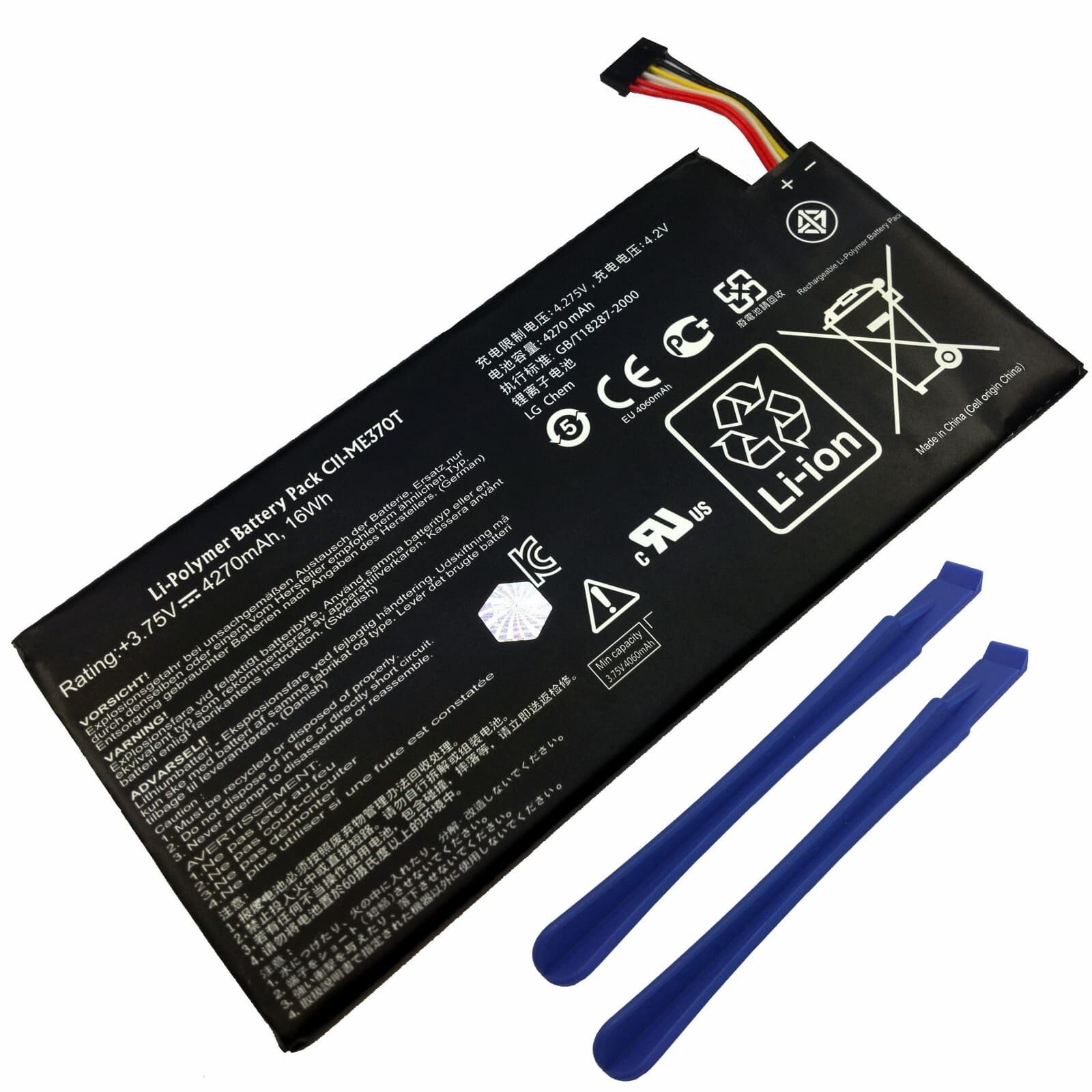 16Wh New Battery C11-ME370T For Google ASUS Nexus 7 1st Gen 2012 Tablet PC
