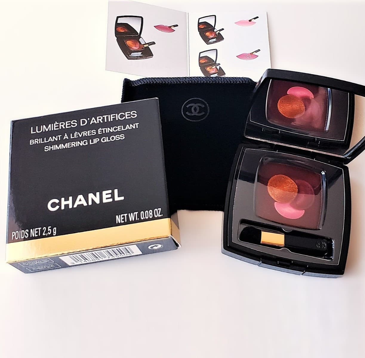 CHANEL Lumieres d'Artifices SHIMMERING LIP GLOSS Palette