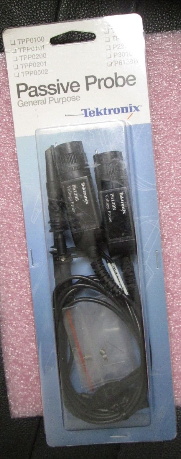 Tektronix P6139B 500MHz Oscilloscope Probe SET OF 2 NEW with Accessories 1:10