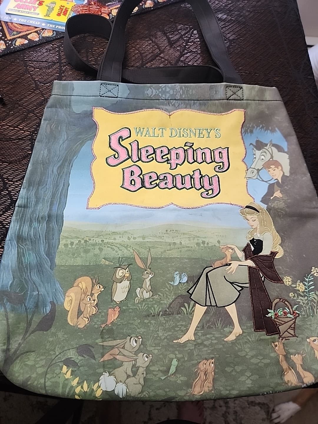 Sleeping Beauty Disney Tote Bag Lightly Used