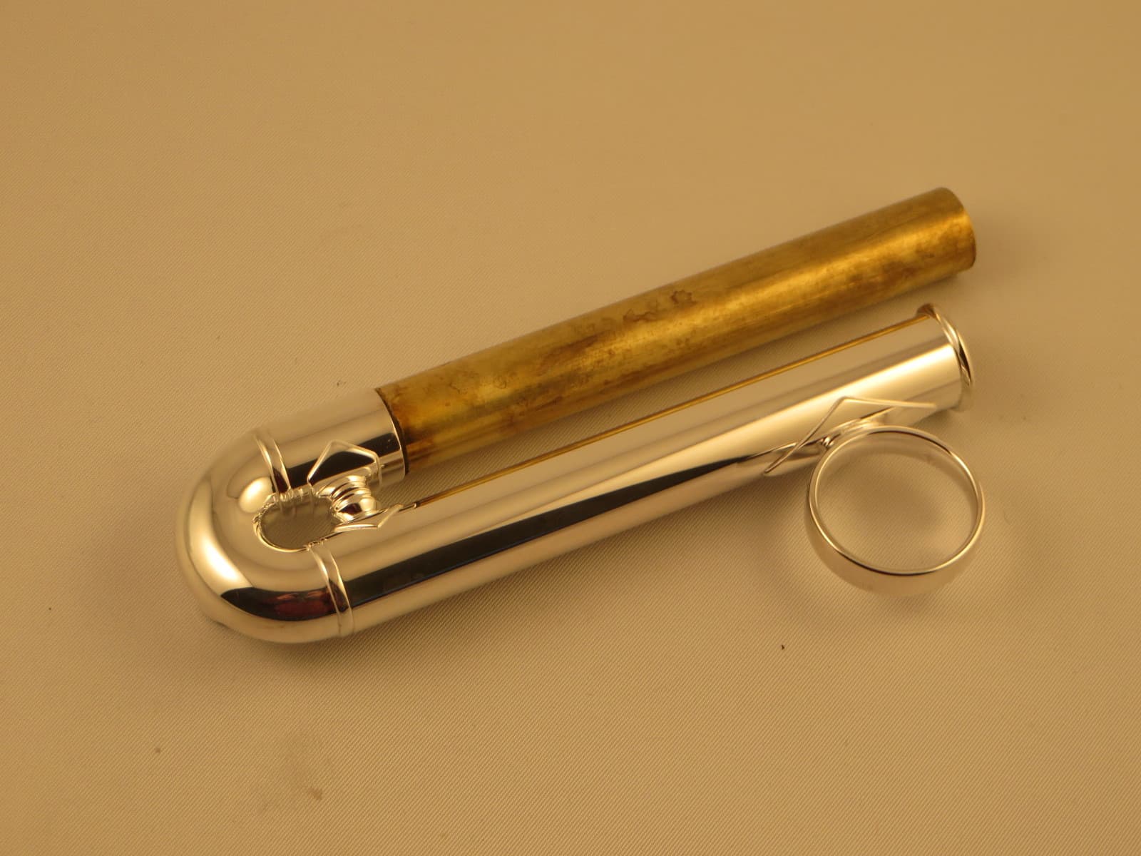 Yamaha Trumpet 3rd Valve Slide Assembly, Silver Plated YTR9335CHS NEW! B1