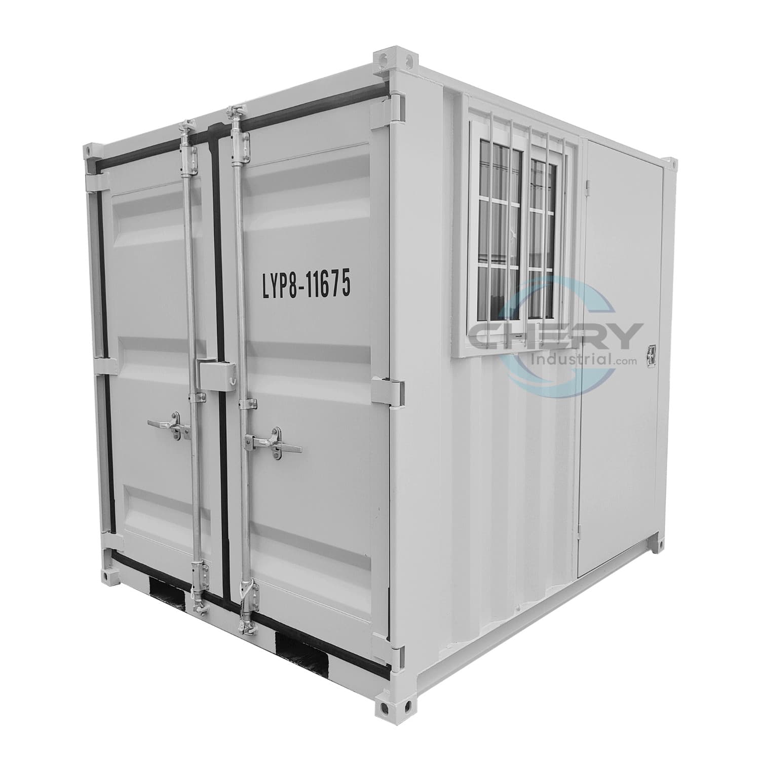 8FT Cubic Shipping Container | Lockable Door & Window | Portable Office | Storag