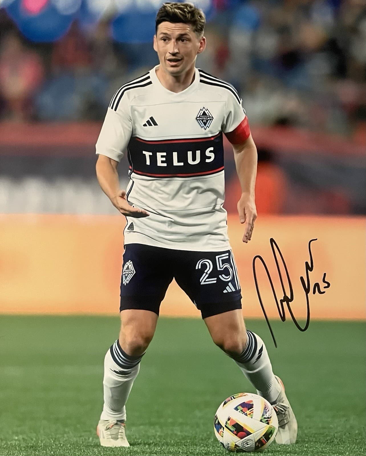 Ryan Gauld Signed Vancouver Whitecaps 8x10 photo Proof
