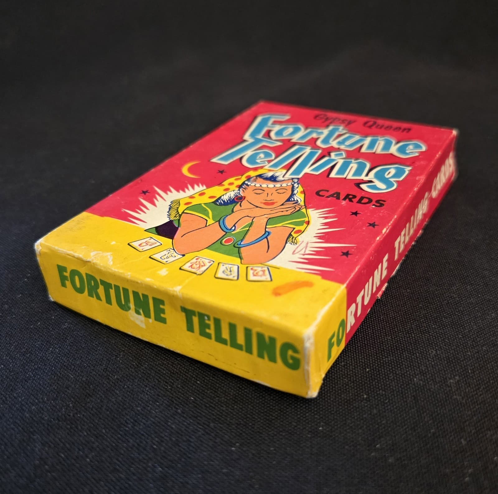 Gypsy Queen Fortune Telling Card Game Original Box & Instructions Fairchild Vtg