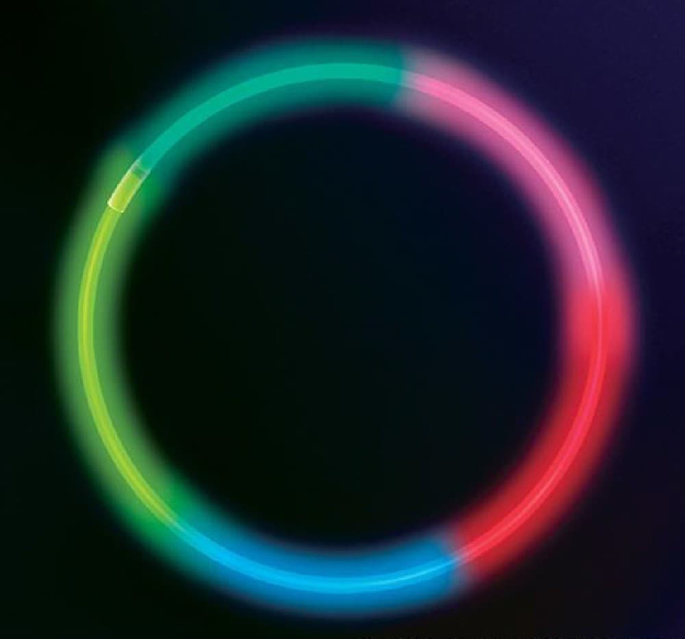 5 Color Light Up 22 inch Glow Necklaces Tube of 50 Pack Kids Fun Party Favors