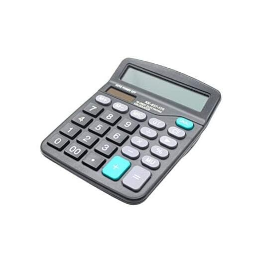 Desk Calculator2-Digit Solar Battery Office Calculator with Large LCD Display 1