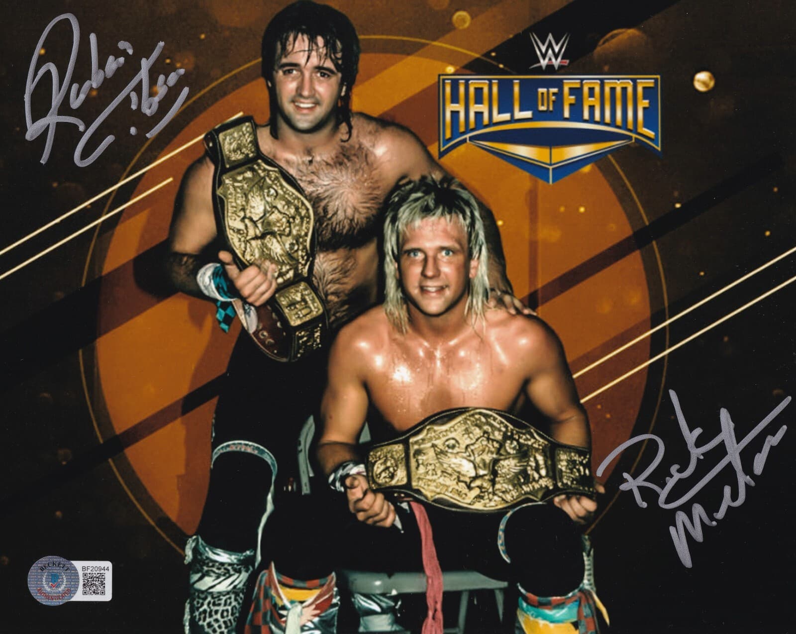 Ricky Morton & Robert Gibson Signed 8x10 Photo BAS COA WWE AWA NWA SMW Picture 1