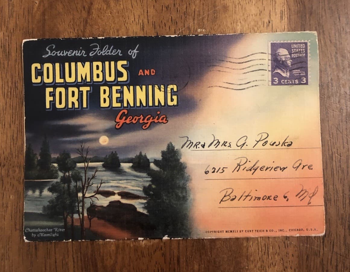 Souvenir Folder Of Columbus & Fort Bennington Georgia