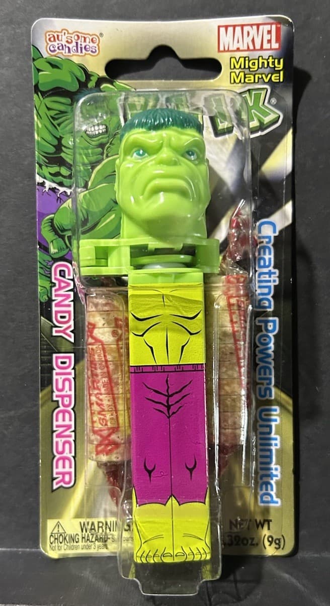 Incredible Hulk - Marvel - Klik Candy Dispenser - Au’Some - 2003