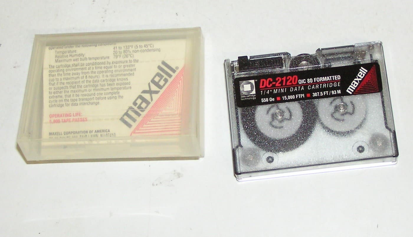 Maxell DC2120 QIC-80 mini data cartridge Mystery Tape