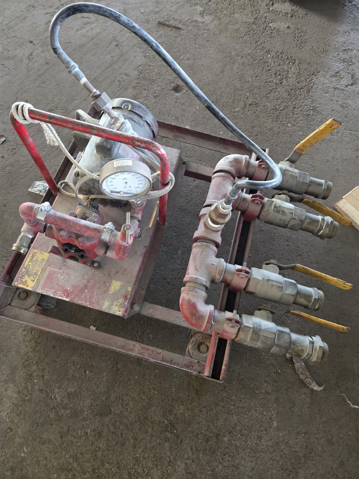 Hydrostatic Test Pump Firefighting Hose Attachments