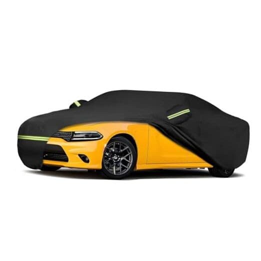 Waterproof Car Covers for 2006-2025 Dodge(Black) Custom Heavy Duty Charger