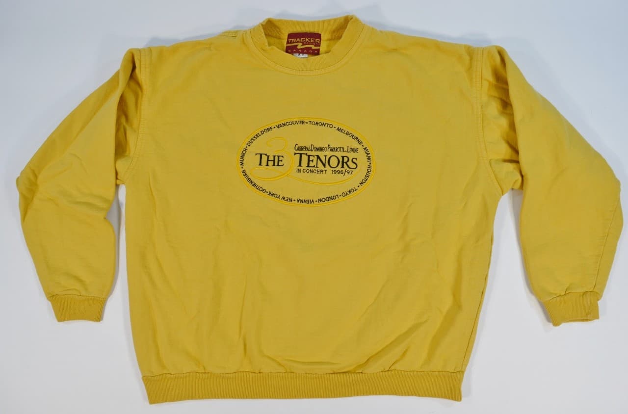 Three 3 Tenors In Concert Vintage Sweat Shirt Sweatshirt Sweater 90's 1996 1997