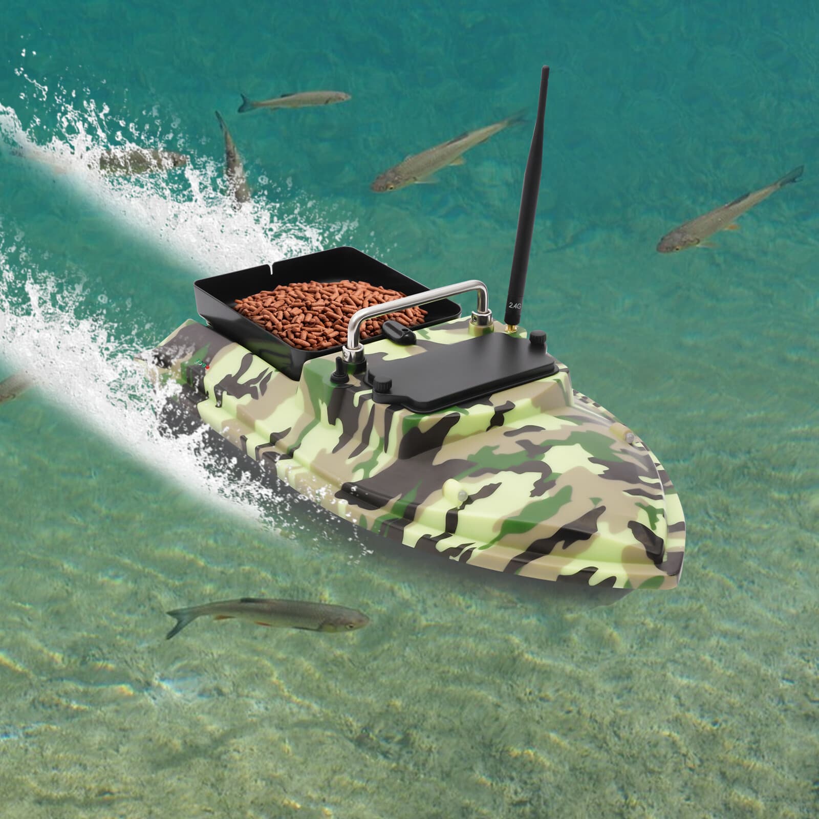 1.5kg Loading Remote Control Fishing Bait Remote Control Boat RC Fish Finder