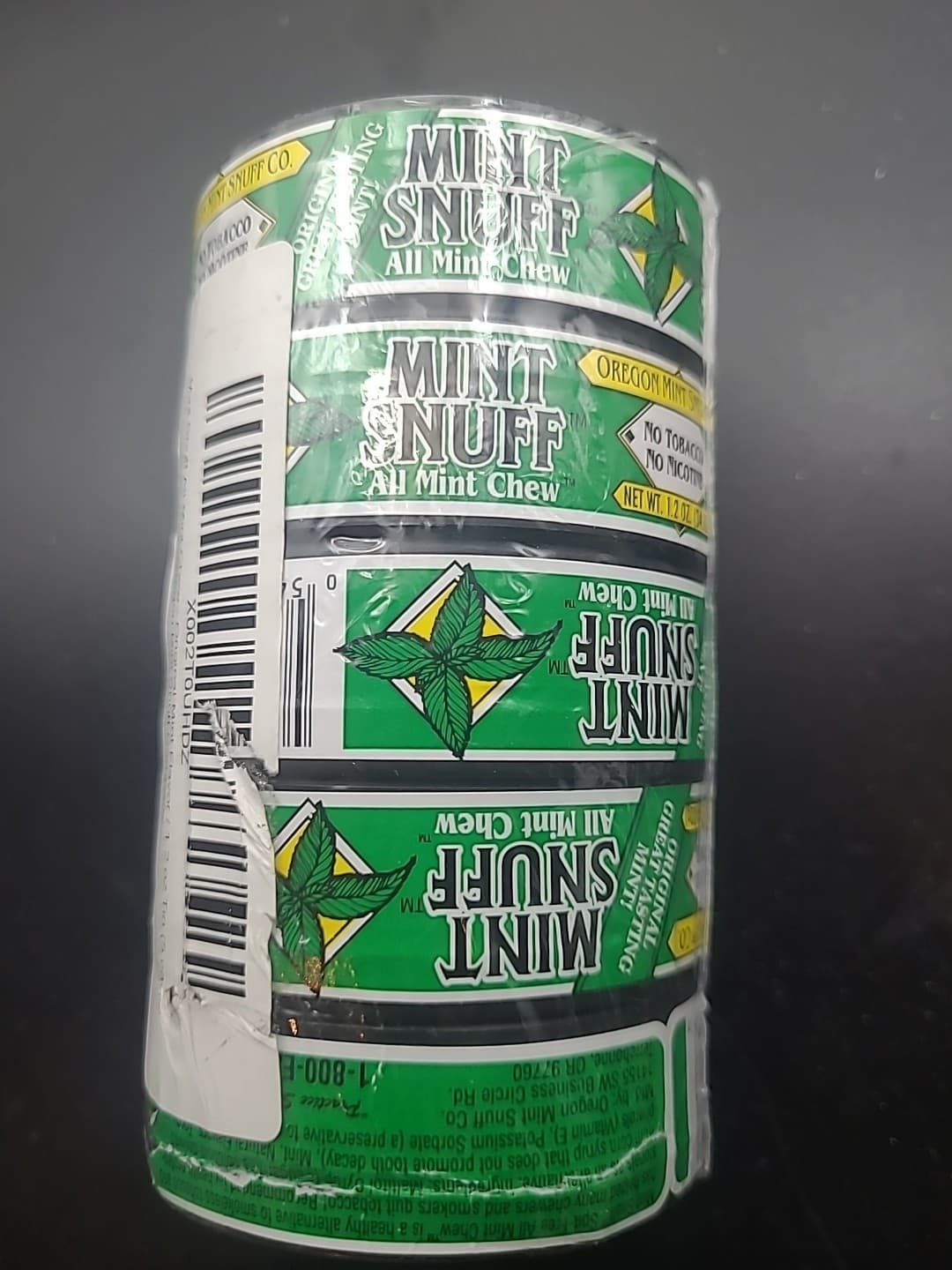 Oregon Co. - All Mint Chew - Mint Flavor 1.2oz Tin 5 Cans