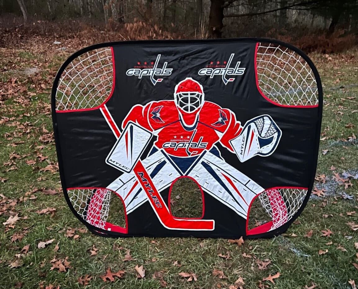 54"x44" "Washington Capitals" All Purpose Pop Up Goal by Mylec Hockey, 2in1