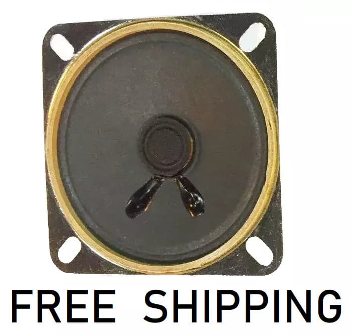 (1x) 0.5W /0.8W - 8 Ohm - 5000 Hz - 66.5mm Square Miniature Speaker 350Hz - 5KHz