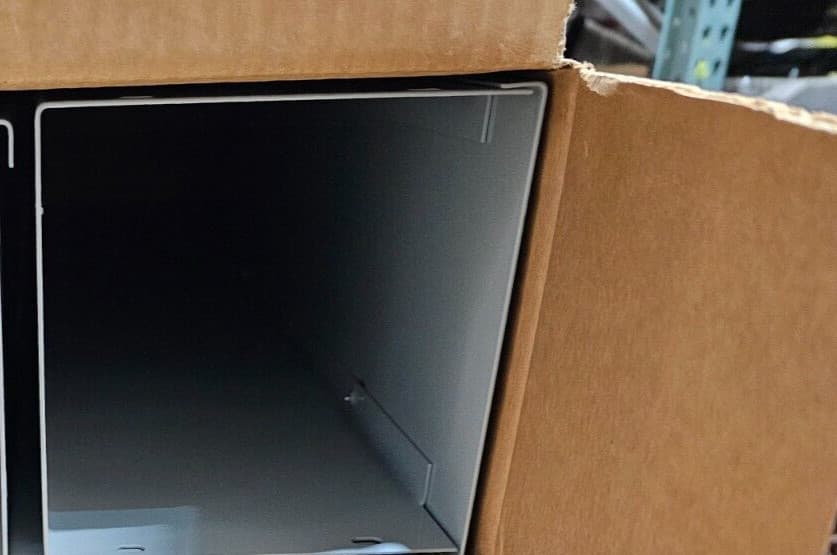 Hoffman F66G36 F40 Lay-In Straight Section Wireway, 36 in L x 6 in W x 6