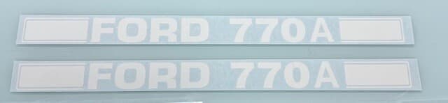 Ford 770A Loader Decals