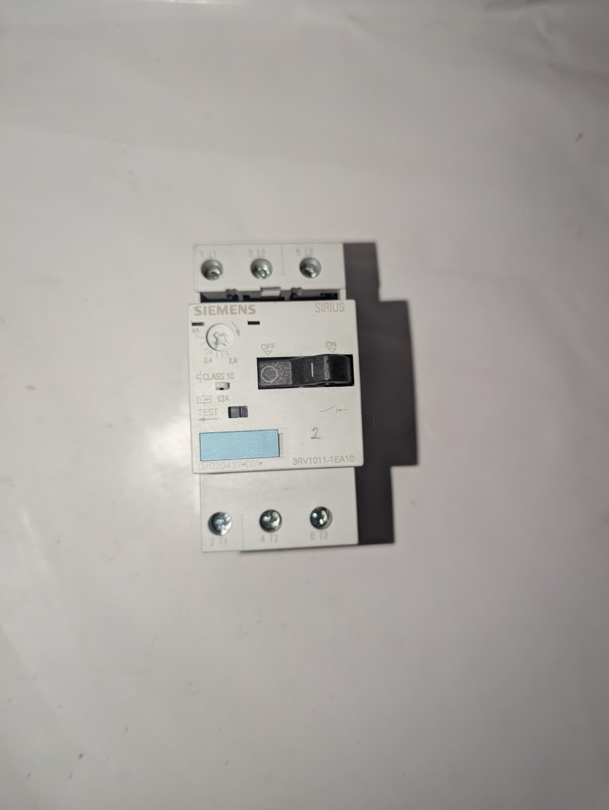 NEW GENUINE SIEMENS 3RV1011-1EA10 MANUAL MOTOR CONTROLLER