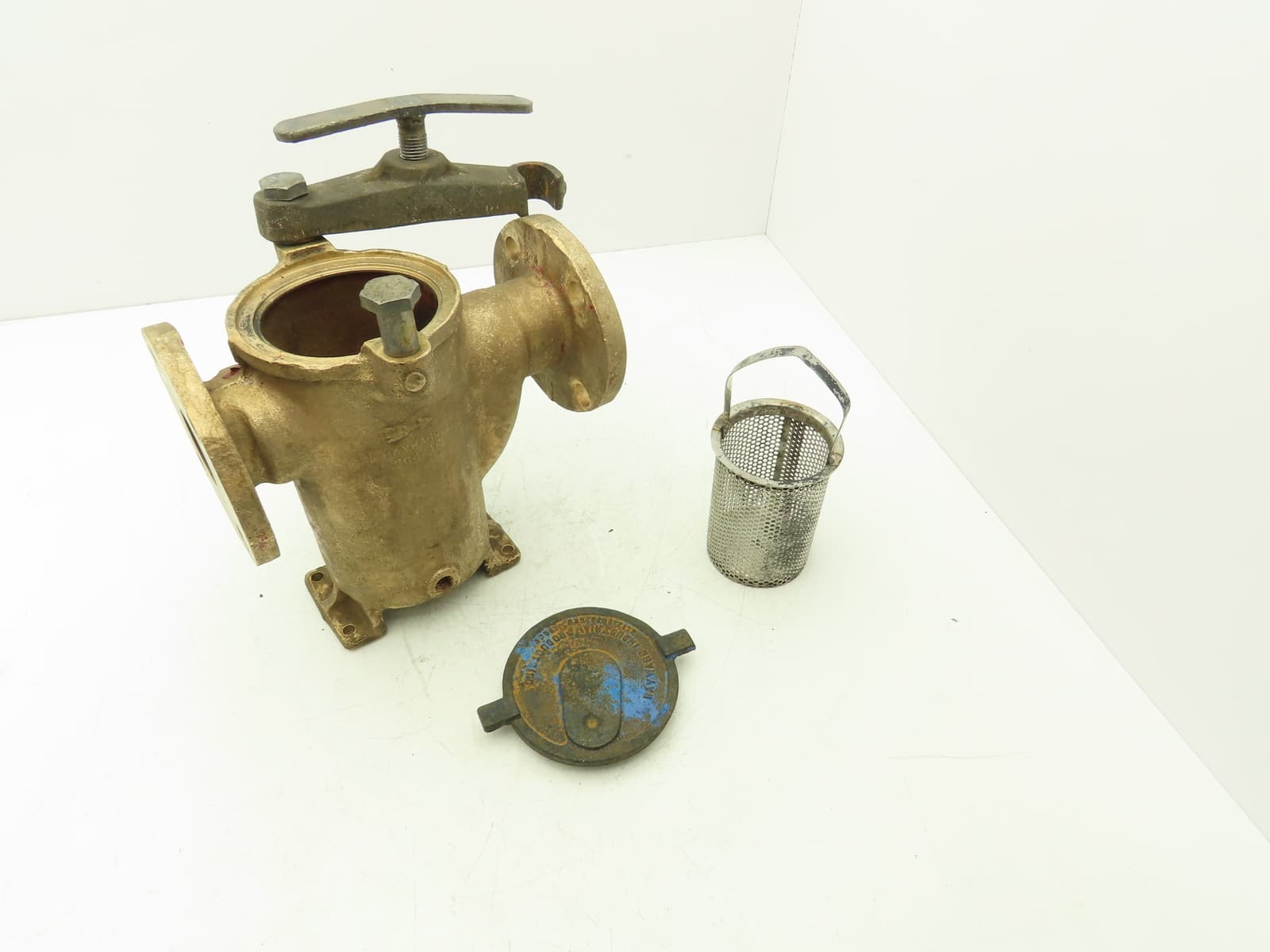 Hayward Model 72 Simplex 2" Inline Basket Strainer Bronze 200 PSI Flanged