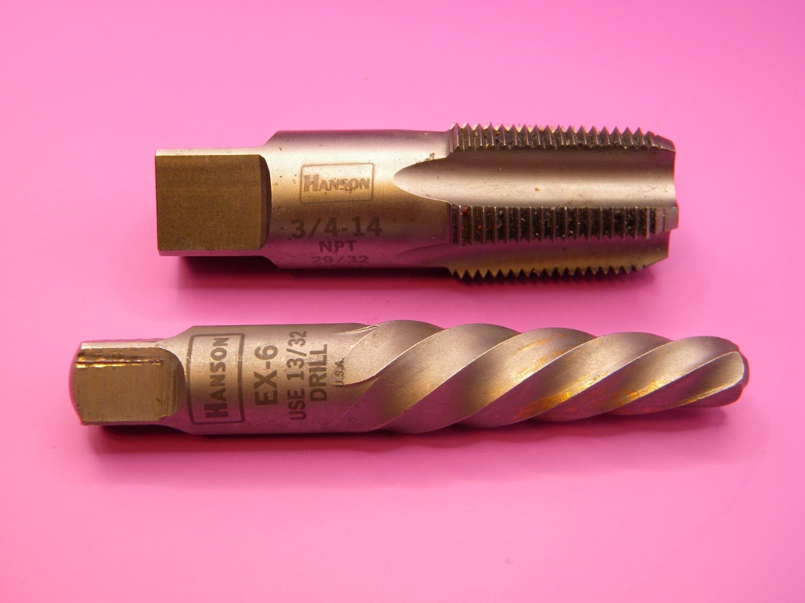 NEW Hanson Whitney 3/4-14 NPT Pipe Tap, 5 Flute, HS., EX-6 USE 13/32 DRILL