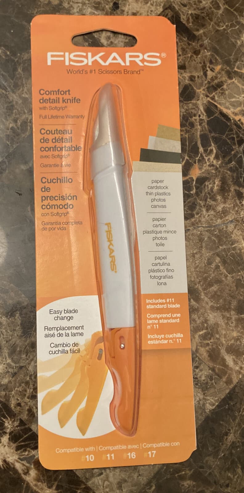 Fisk are Comfort Detail Knife With Soft Grip