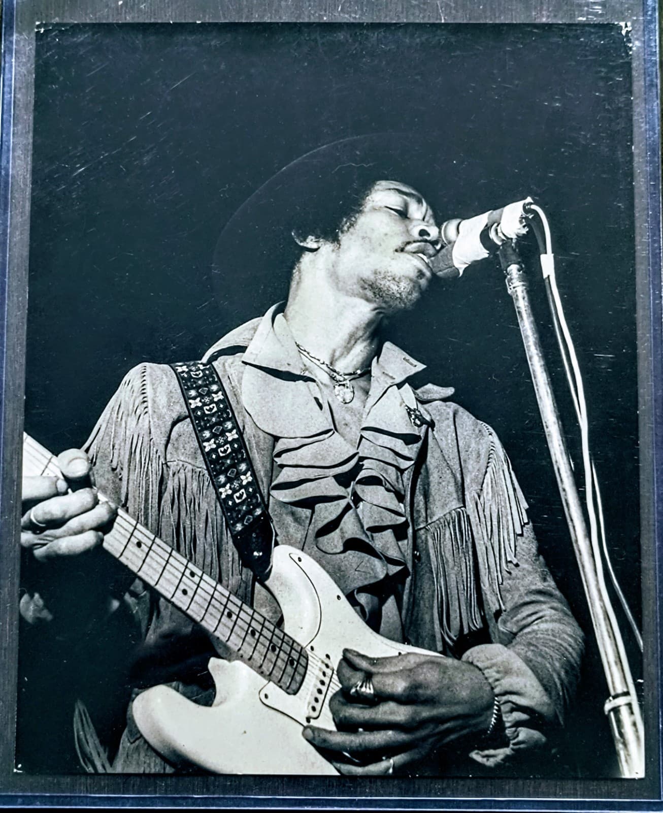 Rare 1967 Jimi Hendrix "Playing Guitar" TYPE 1 Original Photo by Eric Jelly