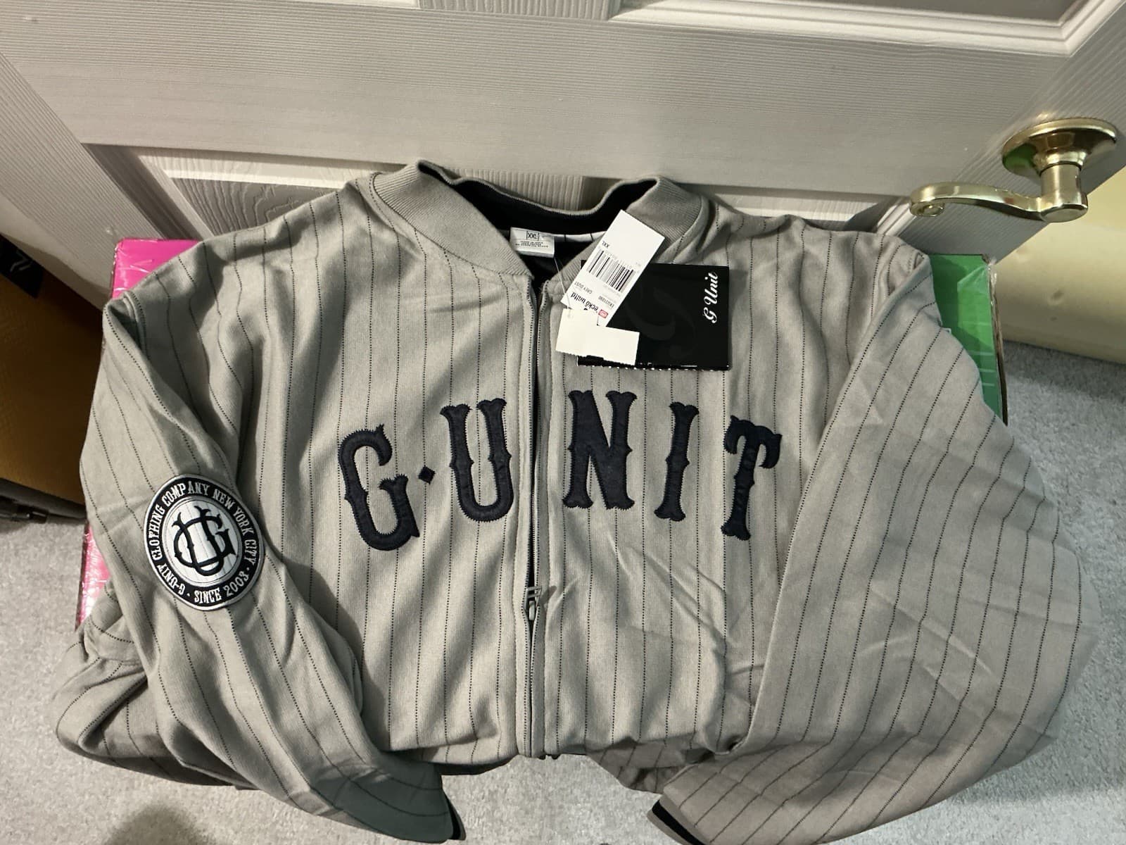 G Unit Classic Vintage .ecko..top And Bottom Pin Strip G Unit Clothing Line