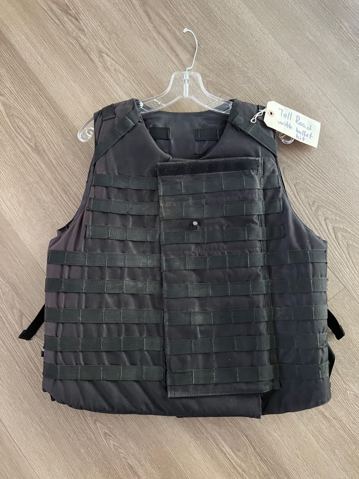 Expendables 2 Screen Used Movie Costume Toll Road Vest w Bullet Randy Couture