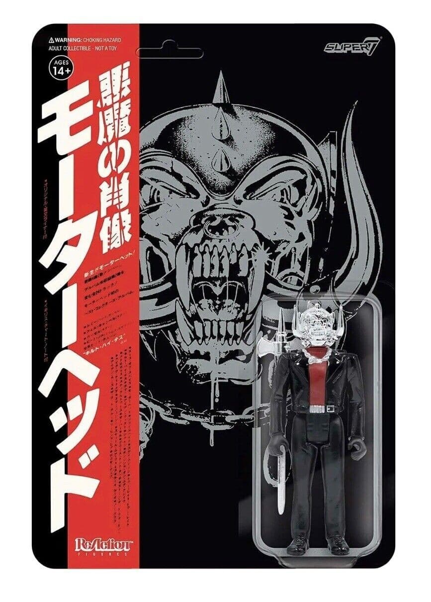 Motorhead War-Pig Japanese Chrome Super 7 Reaction Figure last ones