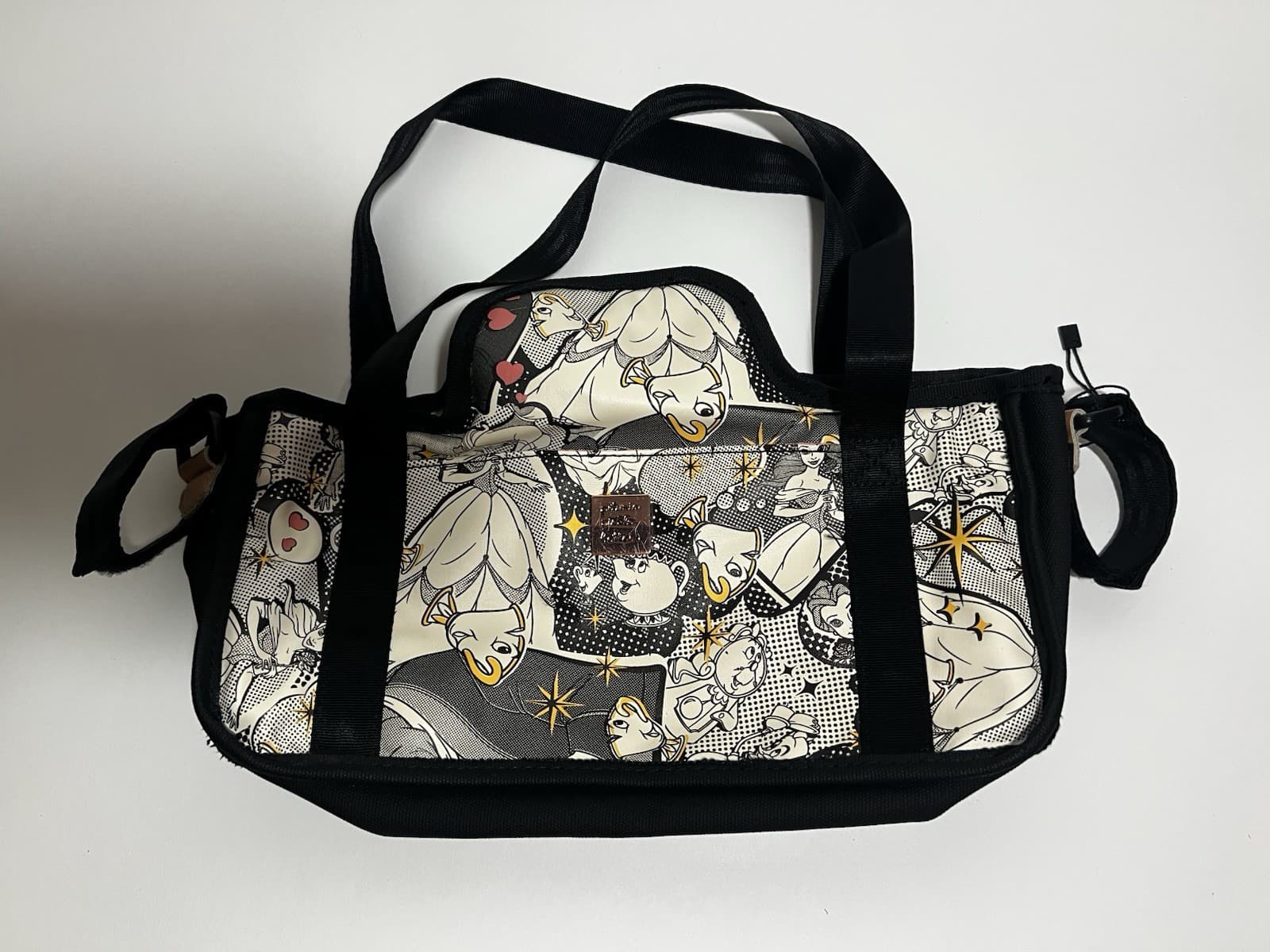 Petunia Pickle Bottom Wander Stroller Caddy Disney Belle Popart Beauty and Beast