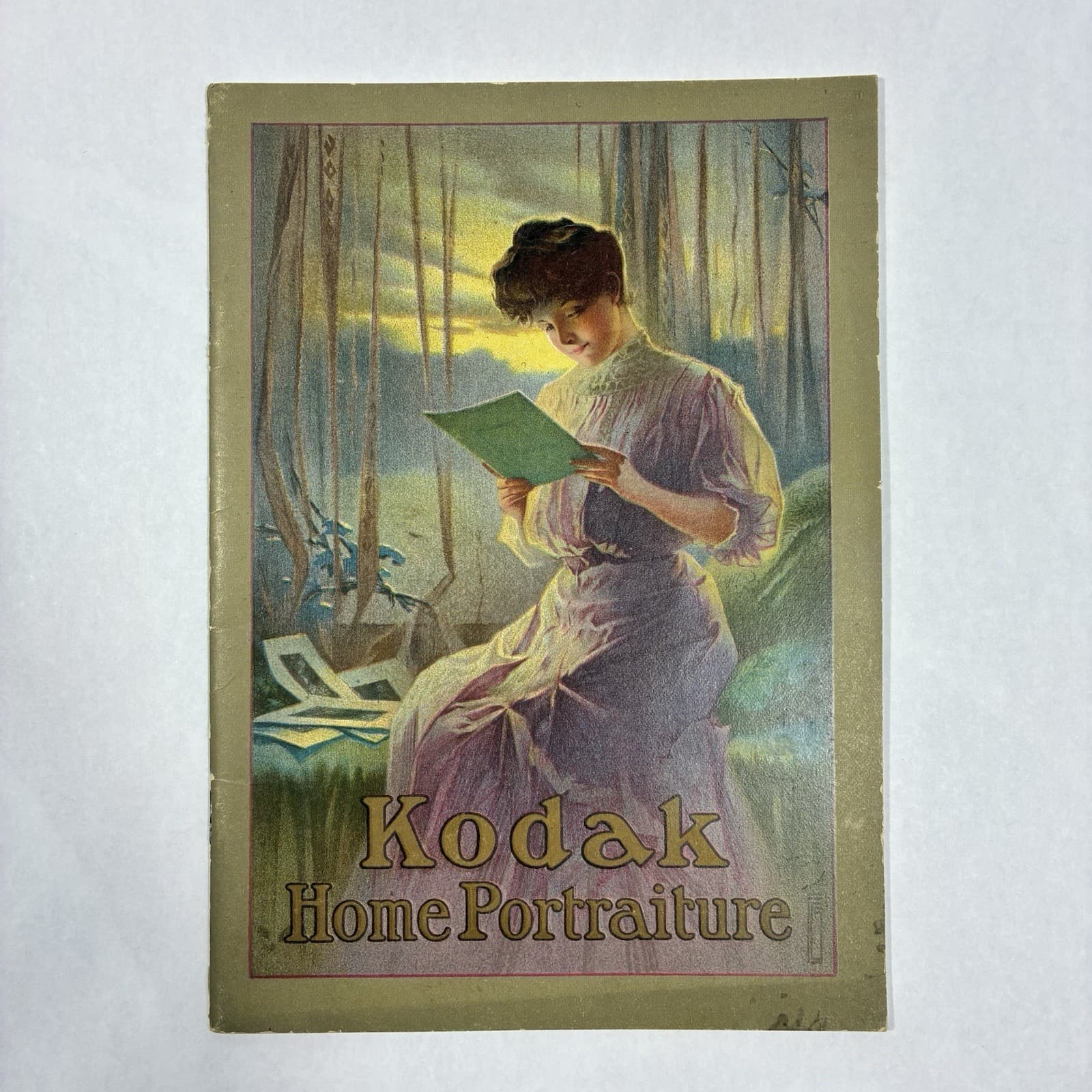 Vtg Kodak Home Portraiture Technique Booklet Advertising Photos 32 Pgs