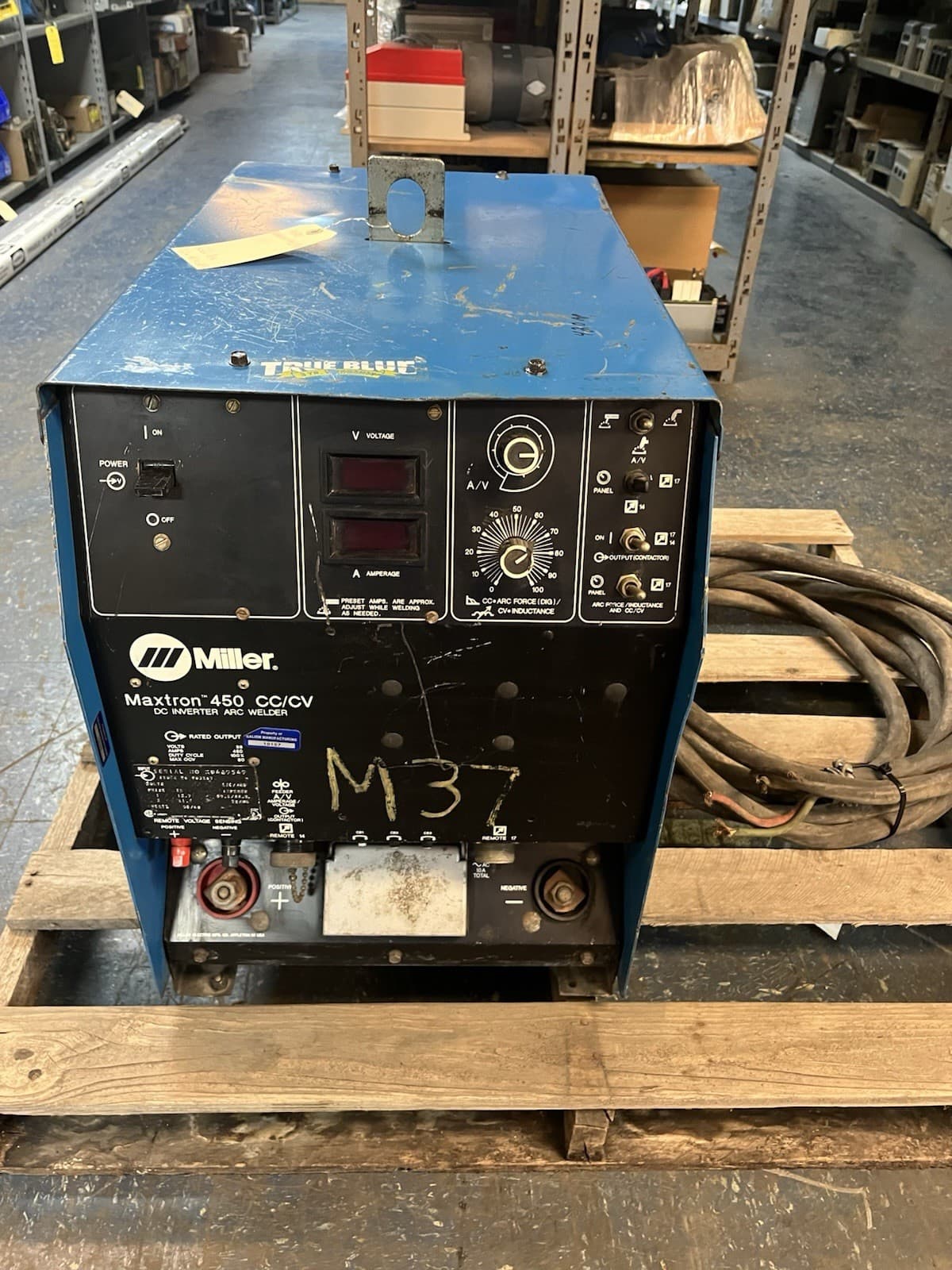 MILLER,MAXTRON 450 CC-CV,WELDER WELD POWER SUPPLY SOURCE