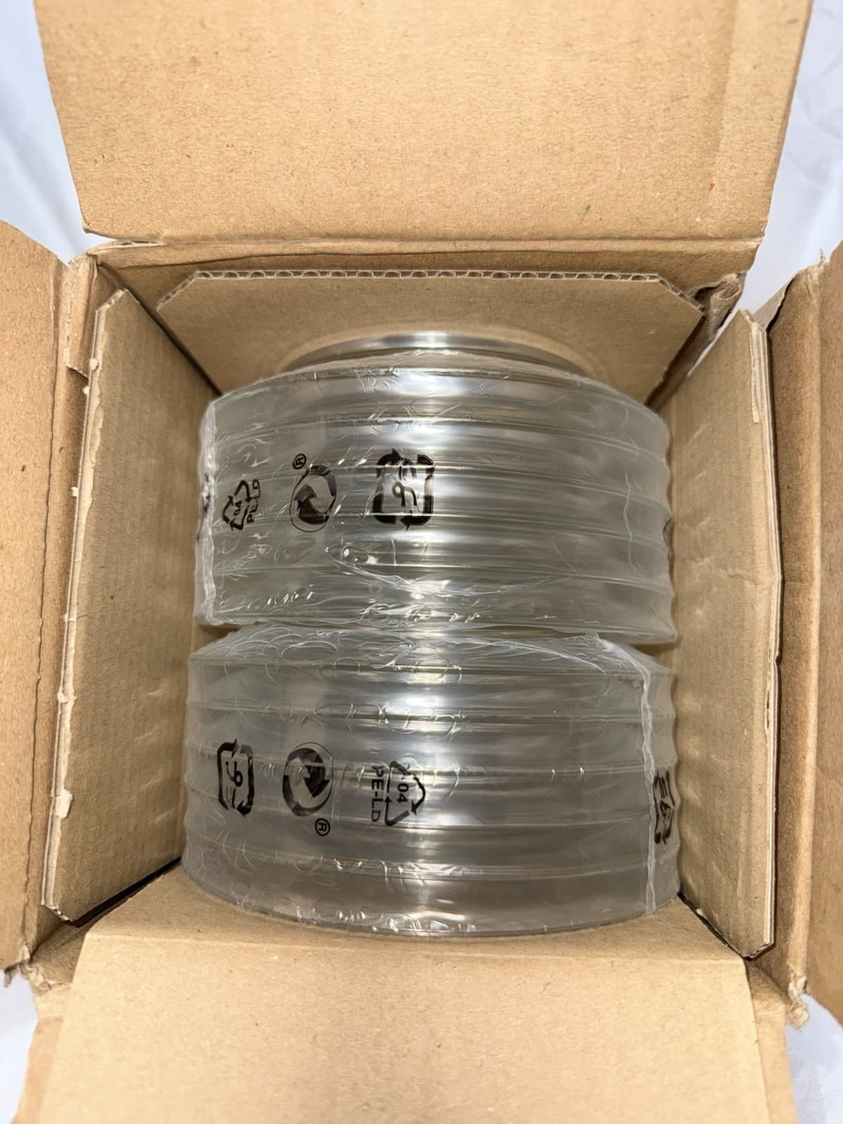 Lavazza Vetro Blu Glass Cappuccino Saucers Set of 12 – New in Box