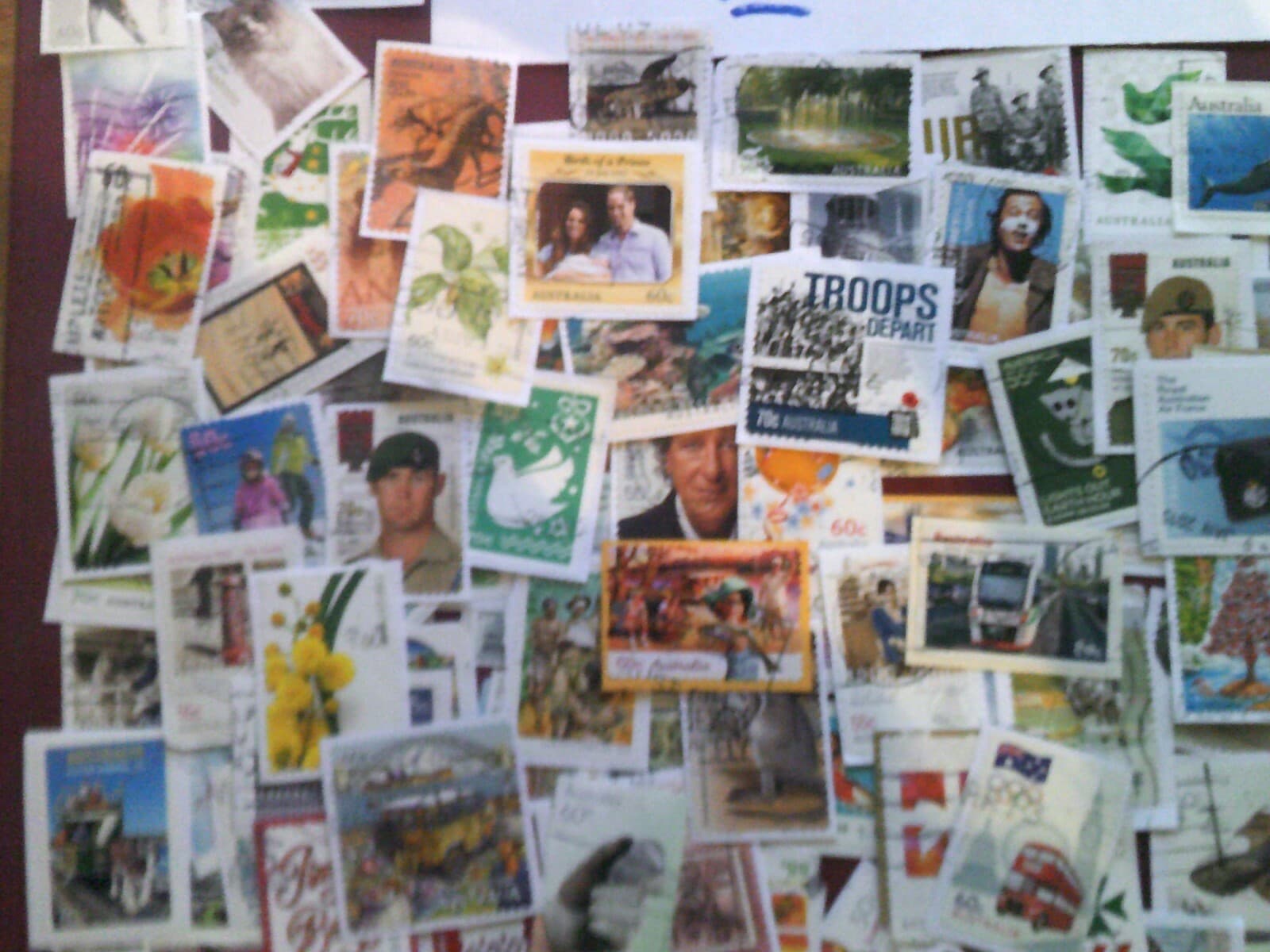 Australia Kiloware stamps High Values used , 290 Different ,.