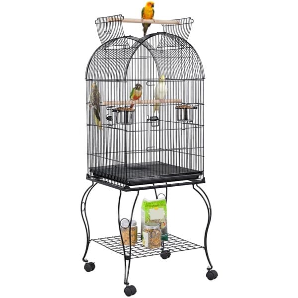 59in Open Top Bird Cage Large Medium Parrot Cockatiel Sun Parakeet Conure Cages