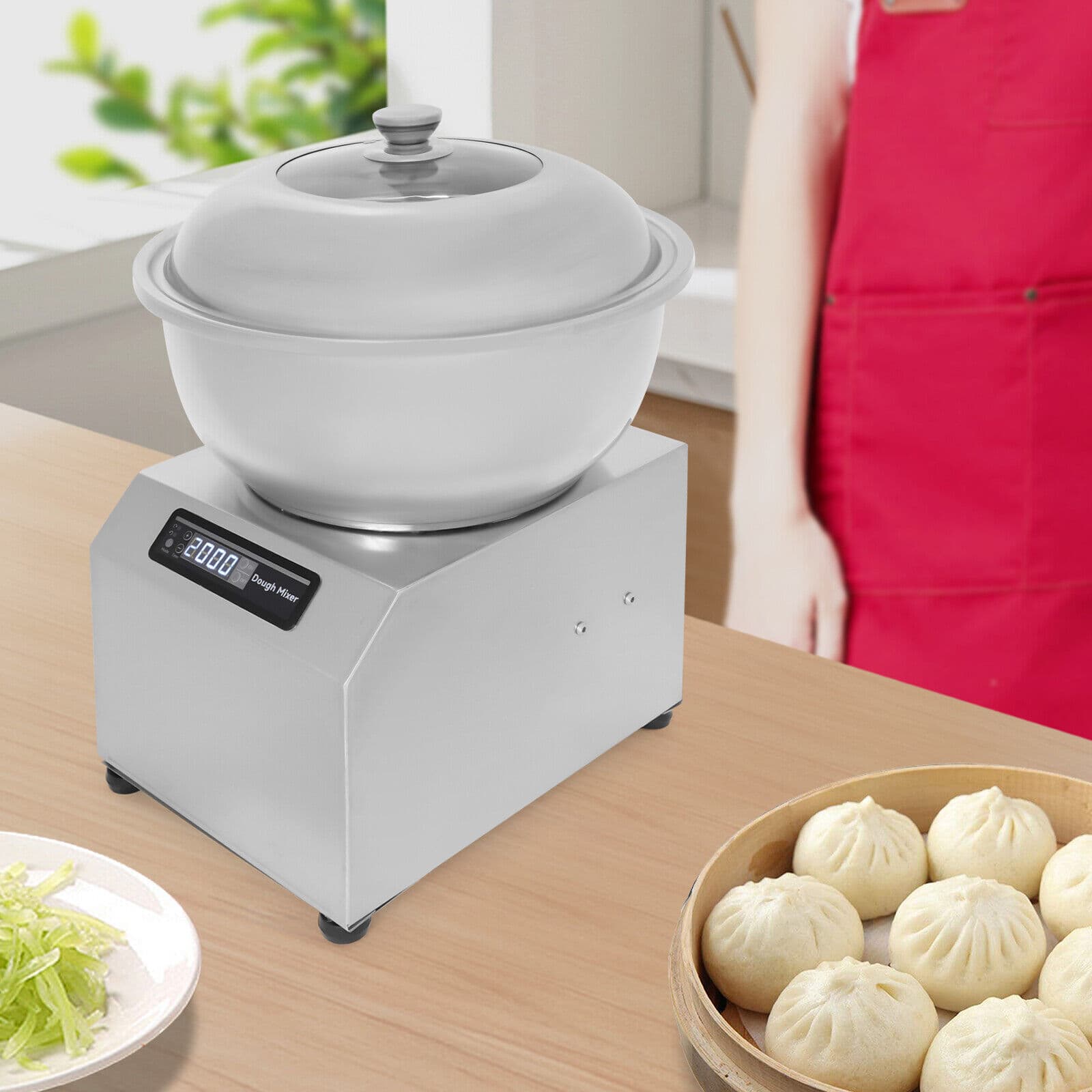 8kg Commercial Dough Maker Dough Kneading Machine Electric Dough Maker 1500W