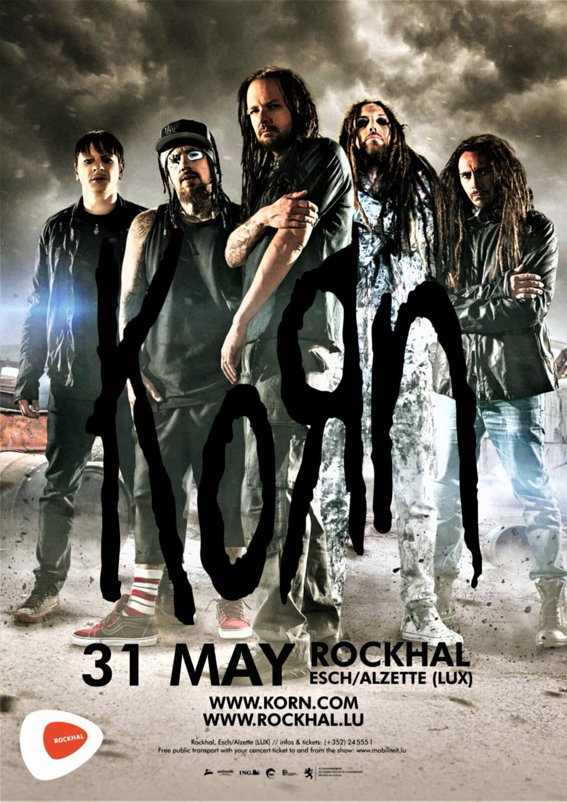 Korn Concert poster Tour 12" x 18" Free Shipping
