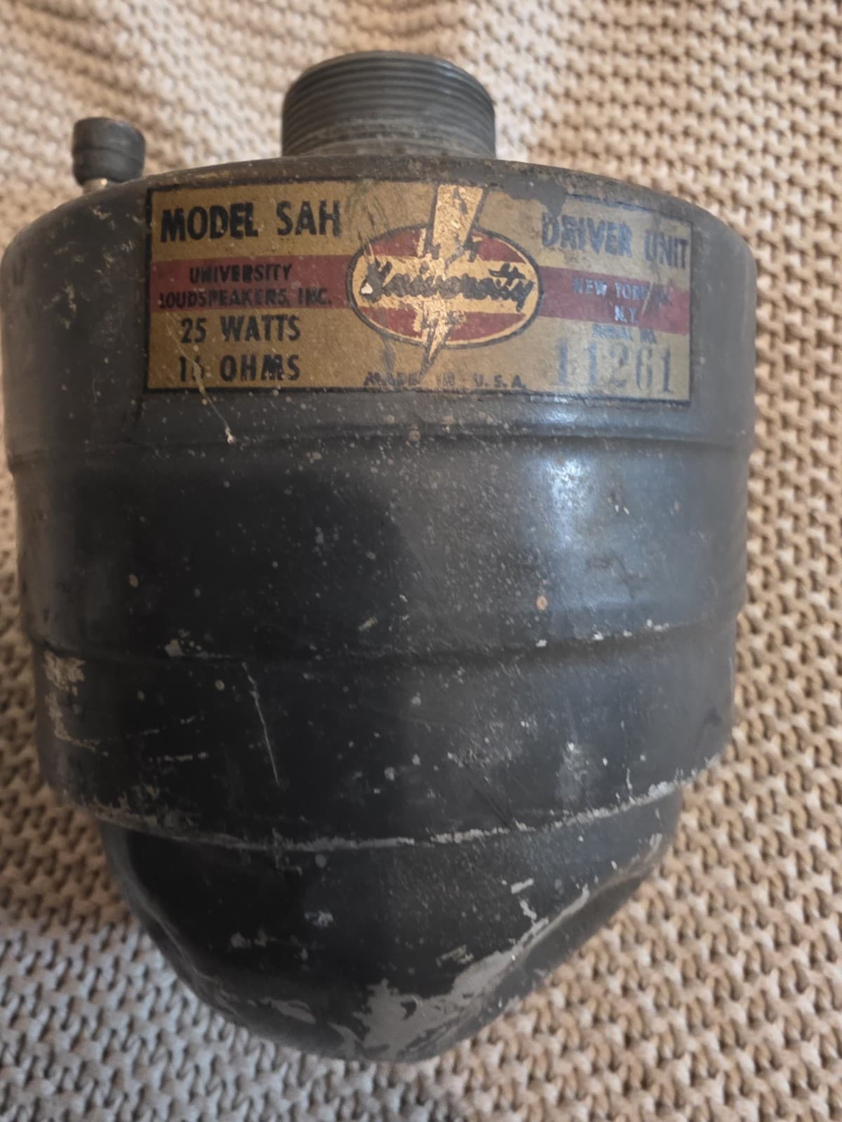 Vintage University SAH Horn Driver 16ohm 25W