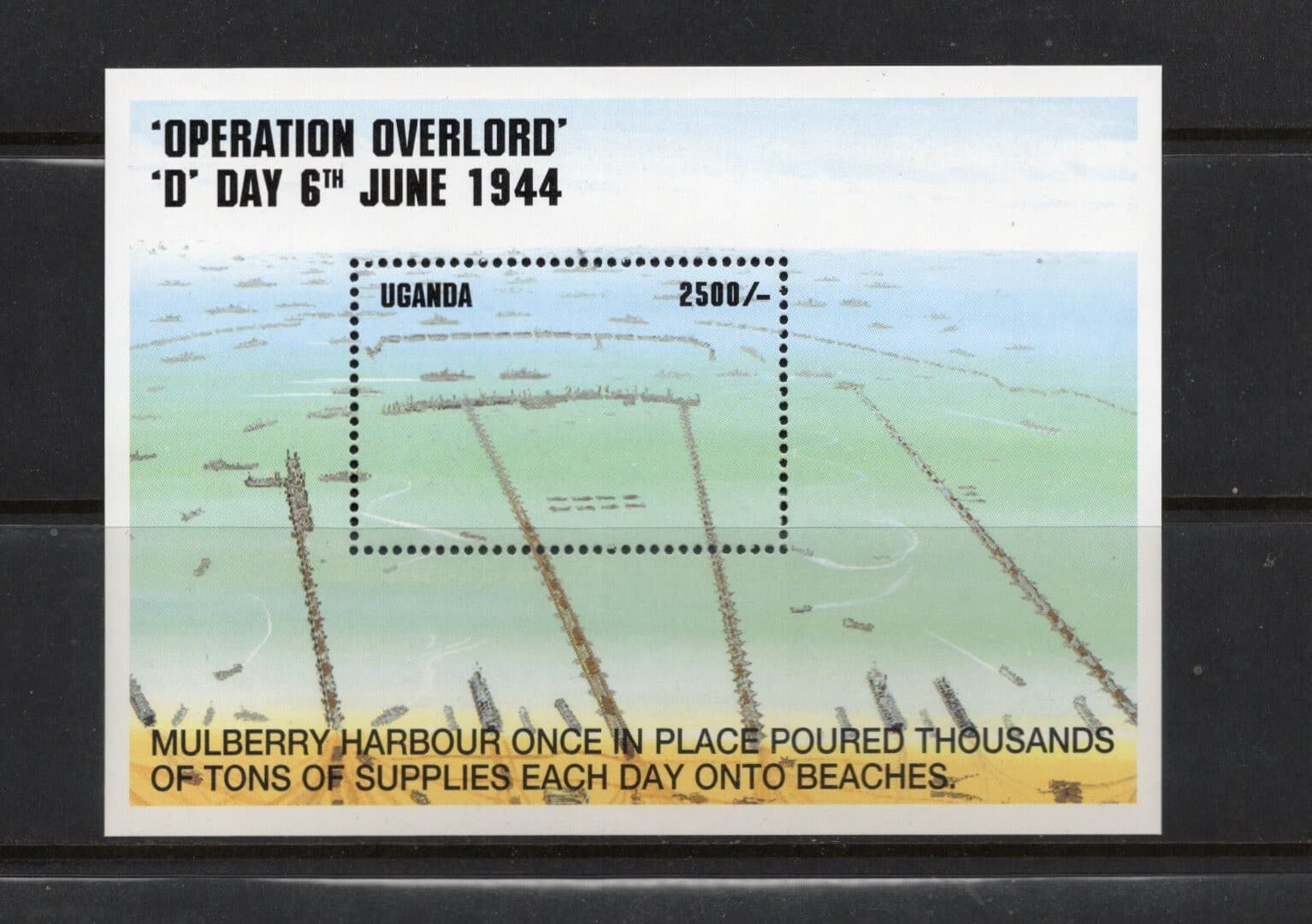 S3621 Uganda 1994 WWII D-day Operation Overlord SHEET MNH